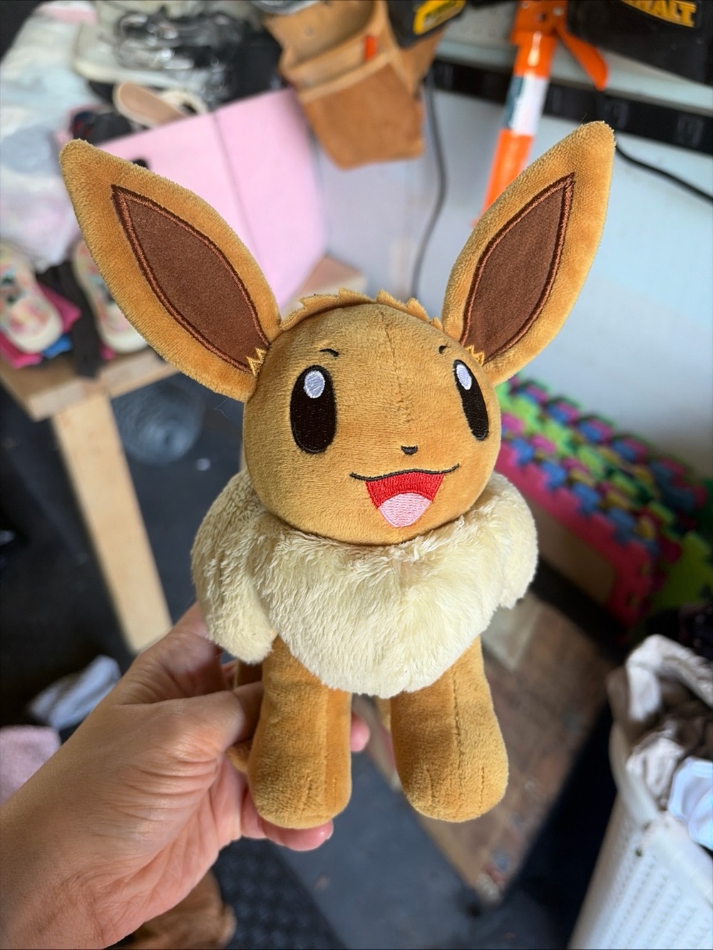 Pokemon Eevee Plush Toy - Brown and Cream